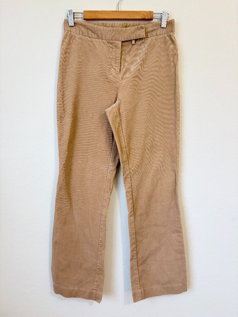 Lilly Pulitzer Pants Womens 6 Tan Vintage Corduroy Straight Leg Mid Rise Stretch